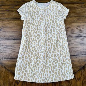 Janie and Jack Leopard Velvet Dress